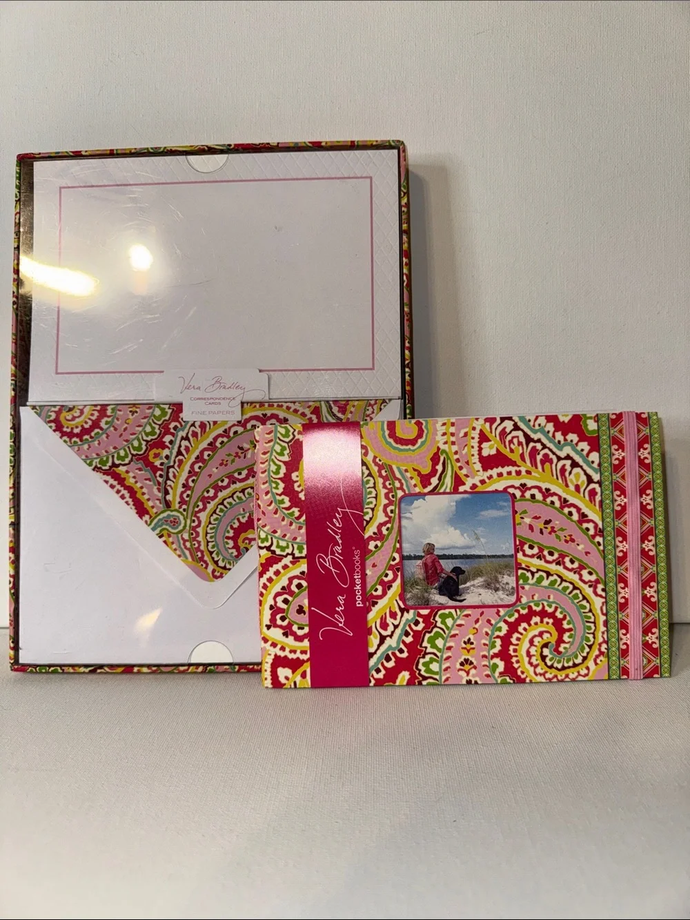 Vintage Vera Bradley Stationery Set - Photo Album & Correspondence Cards